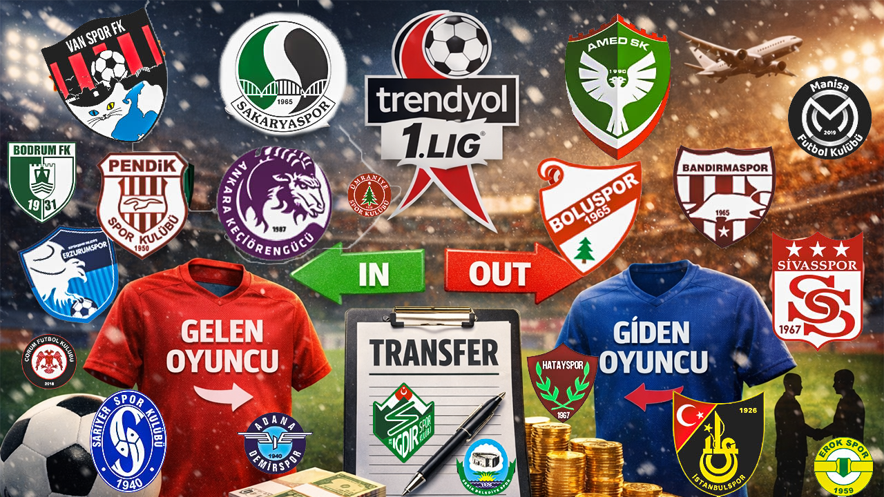 1. Lig'de ara transfer hareketliliği başladı! İşte resmiyet kazanan transferler