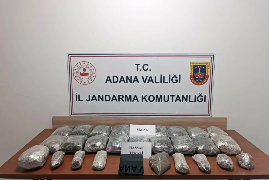 11 kilo skunk ele geçirildi