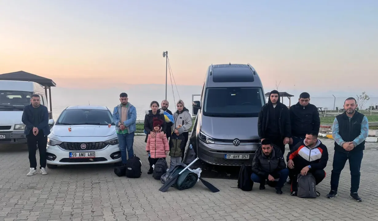 20 kaçak göçmen yakalandı, 5 organizatör tutuklandı