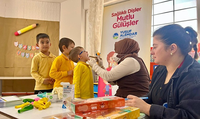550 Minik Öğrenciye Ağız ve Diş Sağlığı Taraması