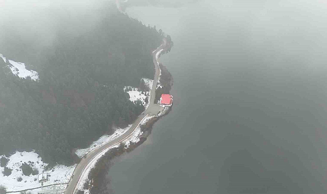 Abant Gölü Milli Parkı'nın kuş bakışı güzelliği