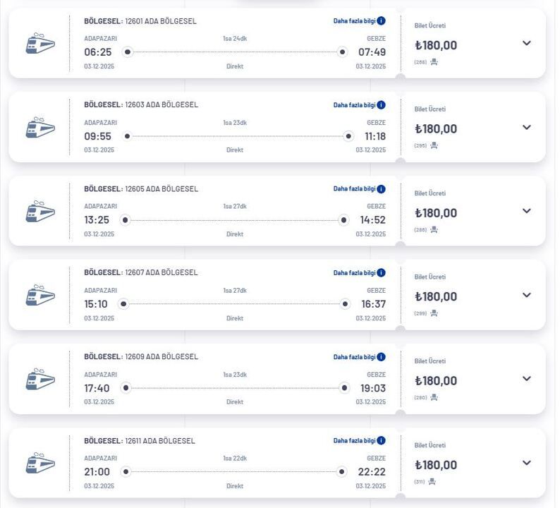 Ada Ekspresi'nde saatler değişiyor! Vatandaş tepki gösterdi