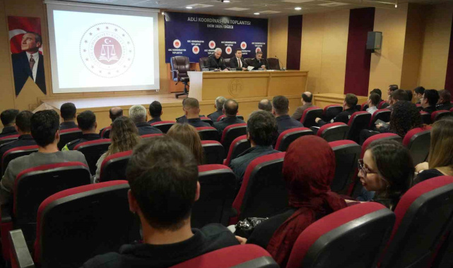 Adli koordinasyon toplantısında adli soruşturmalar süreci konuşuldu