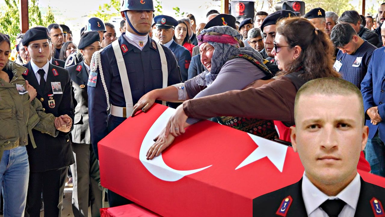 Akyazı'da şehit olan jandarma personeline acı veda!