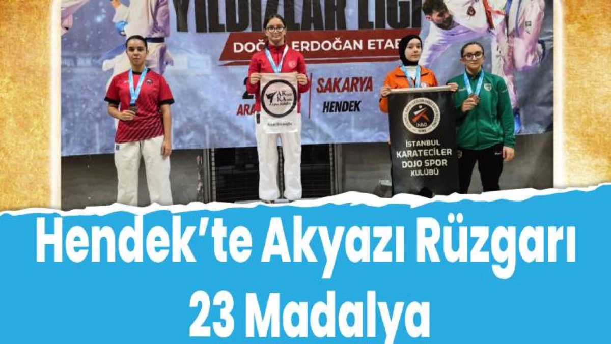 Akyazı’nın Yıldızları Kürsüyü Kapatmadı