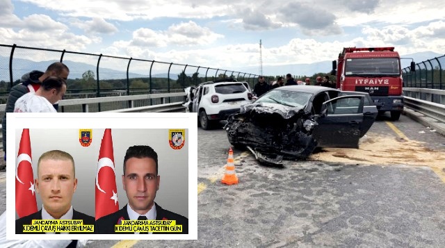 Akyazı Vakıf köprüsü üzerinde korkunç kaza 2 asker şehit oldu