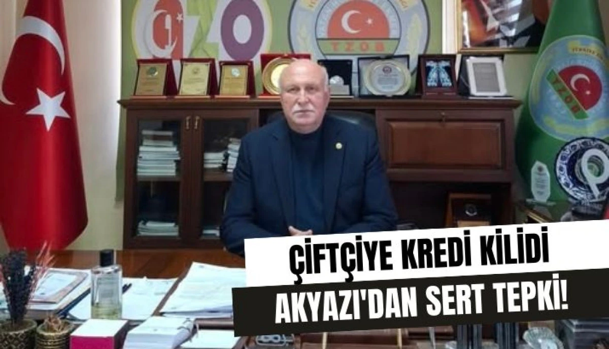 Akyazı Ziraat Odası’ndan Sert Tepki: "Çiftçinin Kredi Yolu Kapatıldı!"