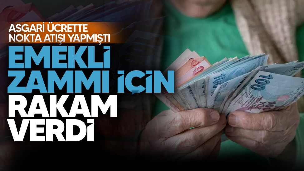 Asgari ücrette nokta atışı yapmıştı...O uzman emekli zammı için rakam verdi!