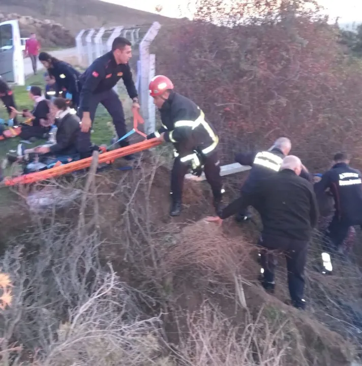 Aydın’da otomobil devrildi: 6 yaralı