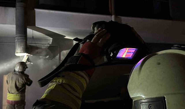 Baca yangınına termal kameralı müdahale