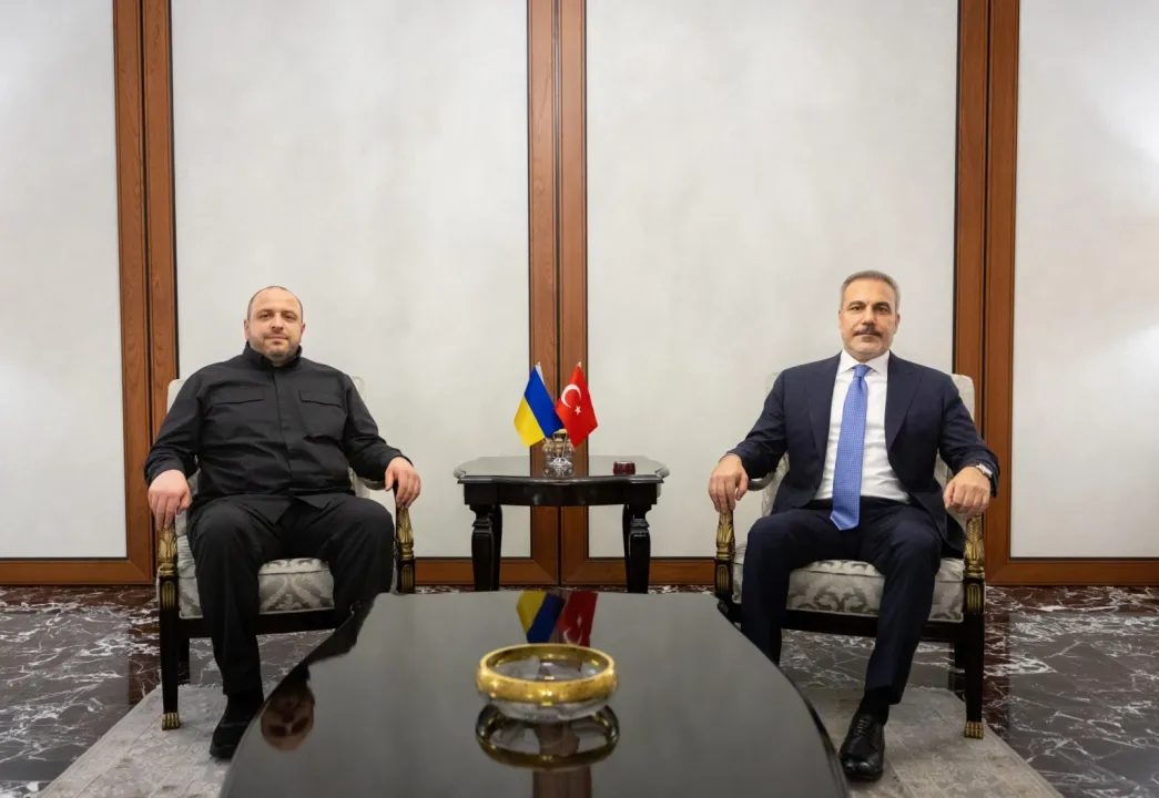 Bakan Fidan, Ukrayna Milli Güvenlik ve Savunma Konseyi Sekreteri Umerov ile bir araya geldi