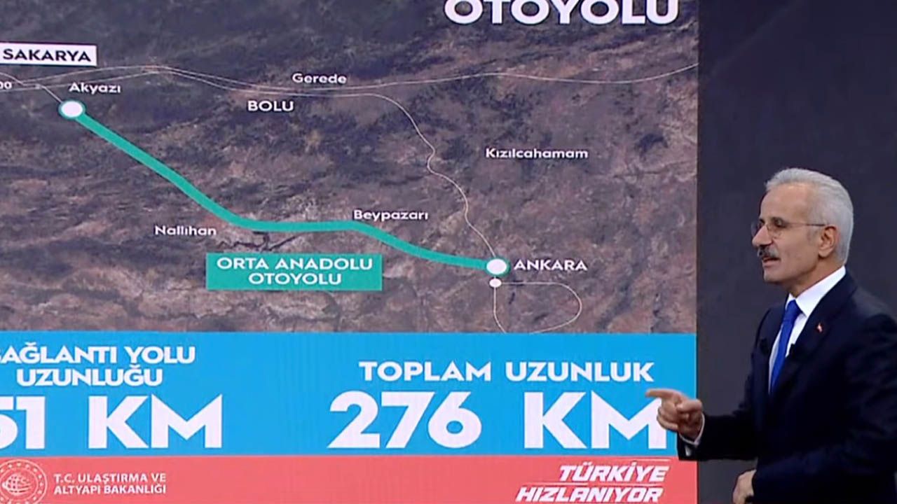 Bakan Uraloğlu, Akyazı'dan Ankara'ya uzanacak olan yeni otoyol için konuştu!