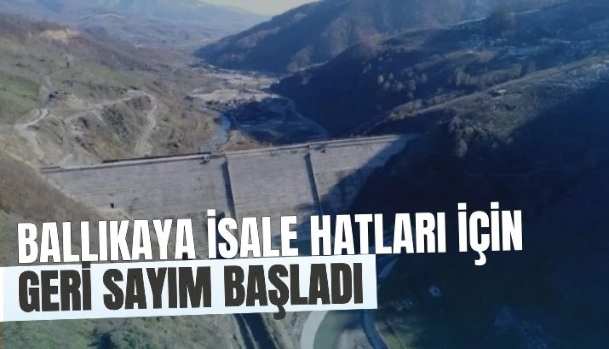 Ballıkaya’da İsale Hattı Mesaisi Başlıyor