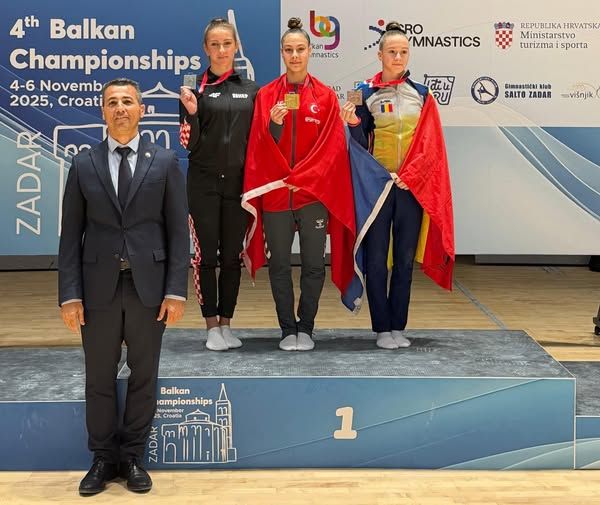 Başkan Işıksu’dan Şampiyon Cimnastikçi Defne Uslu’ya tebrik