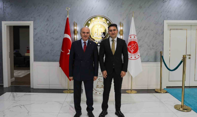 Başkan Özlü, Başsavcı Emre ile bir araya geldi