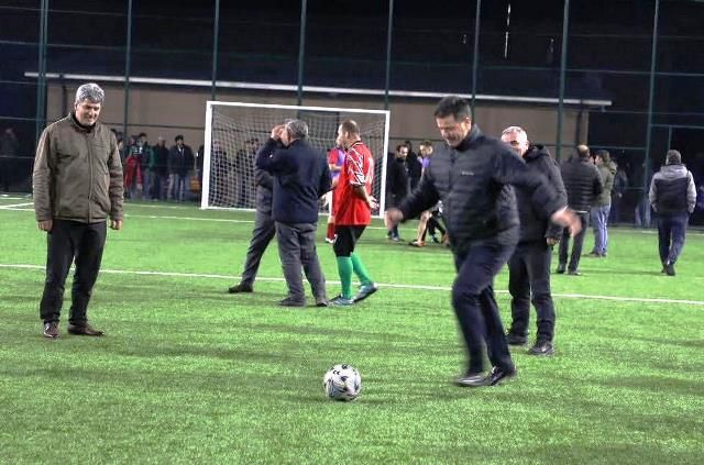 Başkan Soykan Sahanın Tozunu attırdı