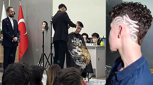 Berberler Odası'ndan saç kesim teknikleri eğitimi