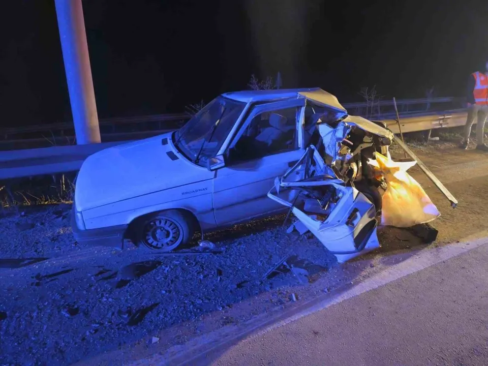 Bilecik’te tır otomobile arkadan çarptı: 1 yaralı