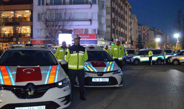 Bolu'da emniyet ve jandarmaya 68 yeni araç tahsis edildi