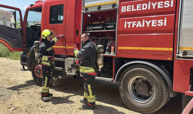 Bolu'da itfaiye ekipleri bir yılda bin 543 olaya müdahale etti