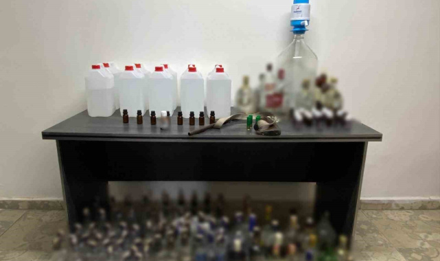 Bolu'da kaçak içki operasyonu: 1 gözaltı