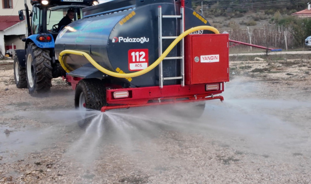 Bolu'da köylülere yangınlara müdahale için hibe destekli su tankeri kredisi