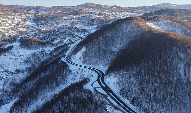 Bolu Dağı'nda gizli buzlanmaya dikkat