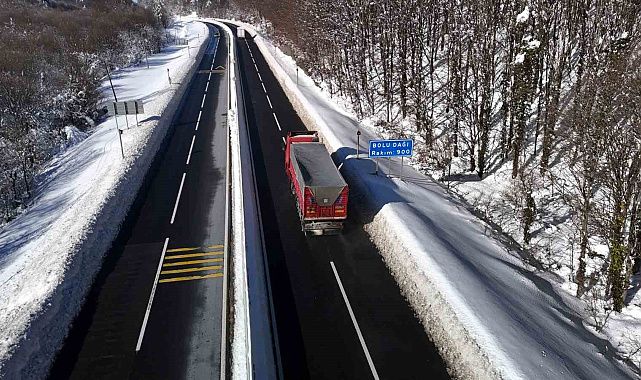 Bolu Dağı'nda kartpostallık görüntüler