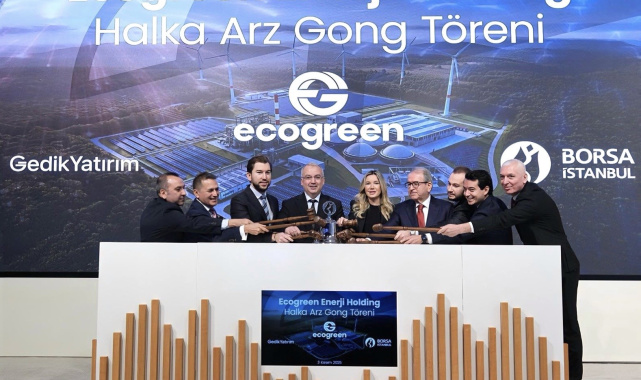 Borsa İstanbul'da gong Ecogreen Enerji Holding için çaldı
