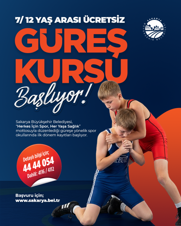 Büyükşehir ücretsiz güreş kursu açılıyor!