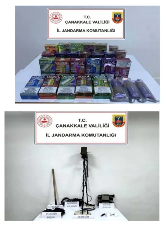 Çanakkale'de kaçakçılık operasyonlarında 3 şüpheli yakalandı