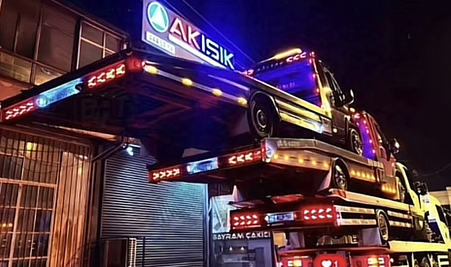 Çekici şovu ceza getirdi