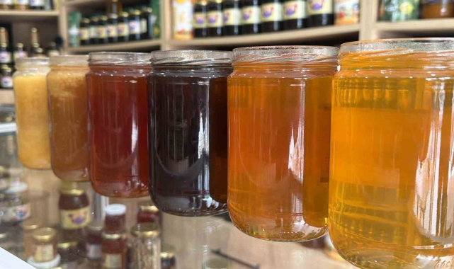 Coğrafi işaretli kestane ve orman gülü balları raflardaki yerini aldı