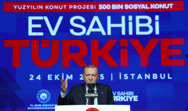 Cumhurbaşkanı Erdoğan "Yüzyılın Konut Projesi"nin detaylarını açıkladı: "Önceliğimiz henüz evi olmayan vatandaşlarımız"