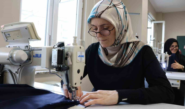 Dikişle ısınan kalpler: Ümraniye'den Van'a yardım eli