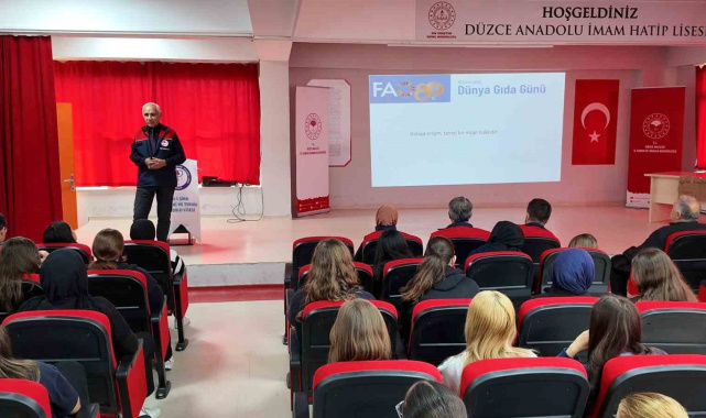 Dünya Gıda Günü'nde öğrencilere daha iyi gıda, daha iyi gelecek eğitimi