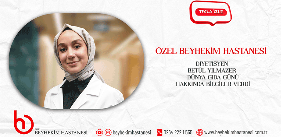 Dünya Gıda Günü: Sağlıklı beslenme, sağlıklı yaşamın temelidir