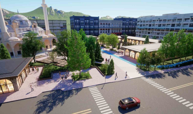 Düzce Cedidiye Kent Meydanı Projesi 2. etap başlıyor