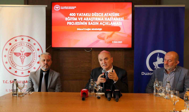 Düzce'de 400 yataklı hastane 360 günde inşa edilecek