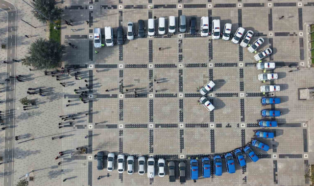 Düzce'de emniyet ve jandarma teşkilatına 44 yeni araç