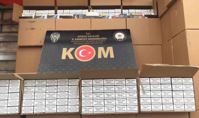 Düzce'de kaçakçılara göz açtırılmıyor