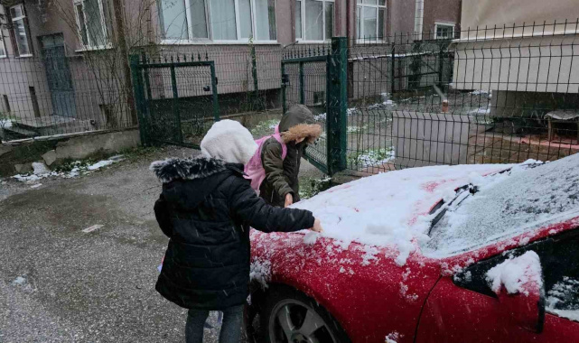 Düzce'de kar sürprizi