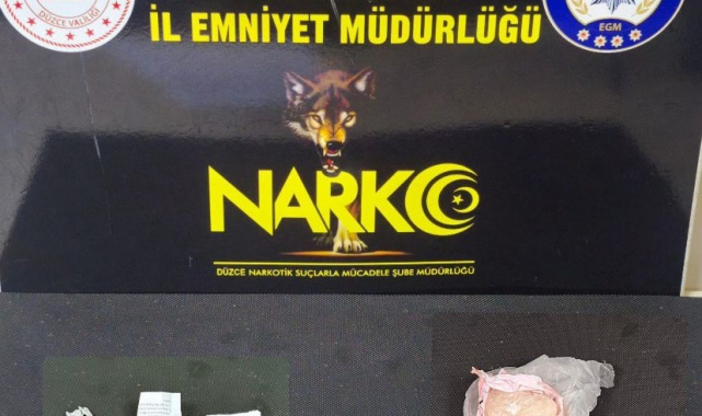 Düzce'de uyuşturucu operasyonu