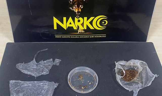 Düzce'de uyuşturucu operasyonunda 2 kişi tutuklandı