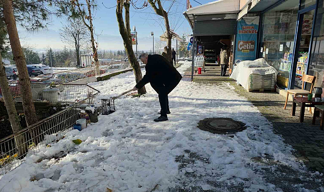 Düzce'nin "dronlu muhtarı" iş başında