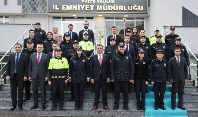 Düzce Valisi Aslan'dan veda ziyaretleri