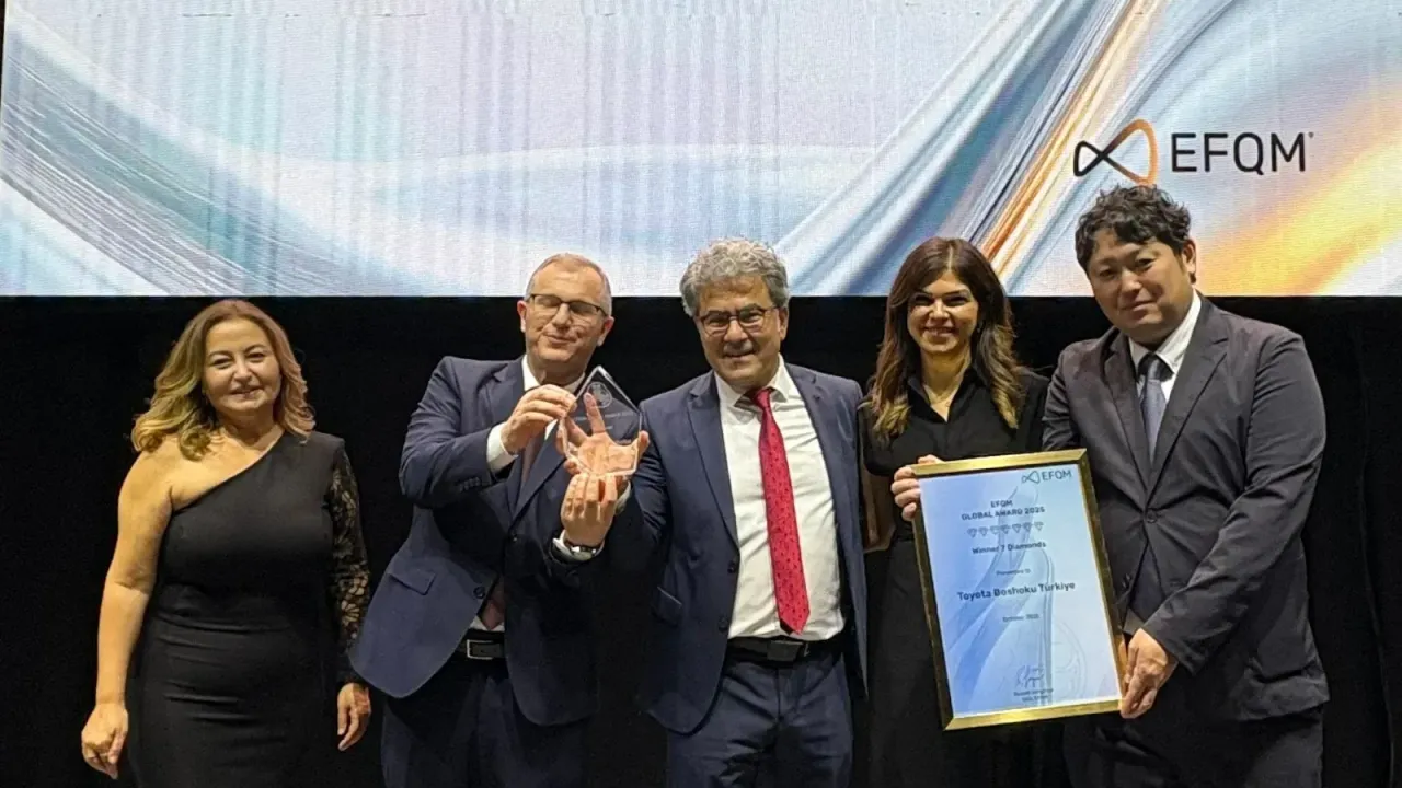 EFQM’den global takdir! Toyota boshoku Türkiye’ye küresel kalite ödülü