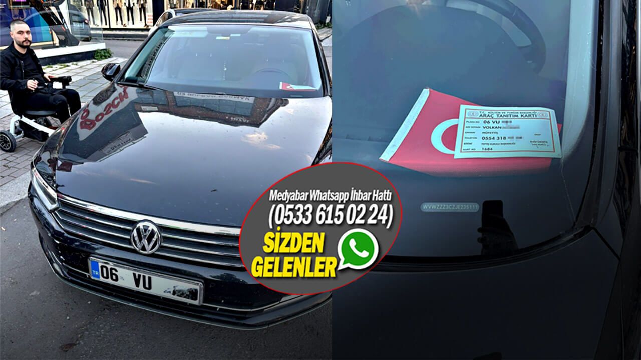 Engelli rampasına park eden bakanlık müfettişine ceza kesildi