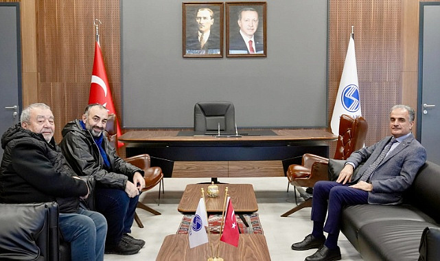 Gazeteci Levent Candan'dan SAÜ Rektörü Prof. Dr. Hamza Al'a ziyaret