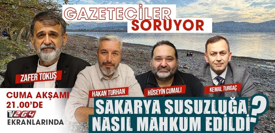 Gazeteciler Soruyor'da gündem: Sakarya'yı bekleyen susuzluk!